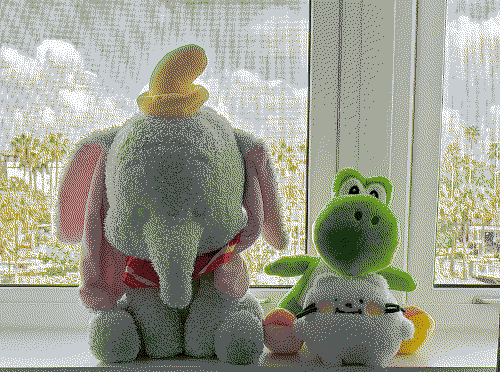 the collection of plushies