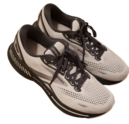 brooks grey shoes