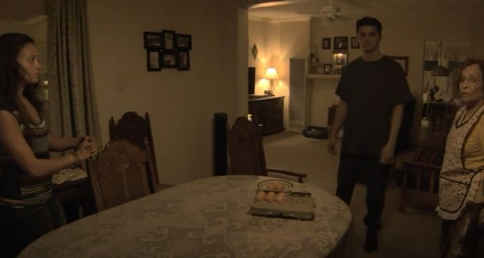 characters standing with a blank stare in their faces